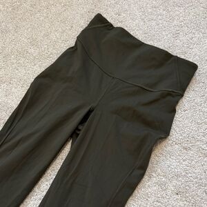 lululemon Base Pace High-Rise Running Tights Dark Olive 28" Sz4